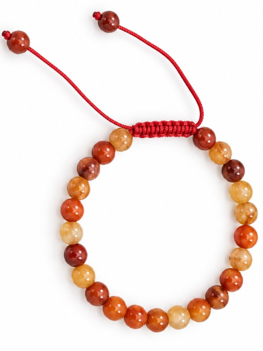 Carnelian Beaded Bracelet